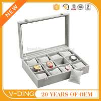 vding from china supplier new premium products 12 skylights quality velvet watch gift box