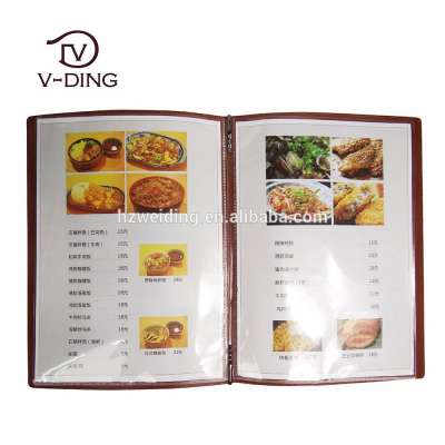 vding China suppliers best selling products of high quality leather restaurant menu cover