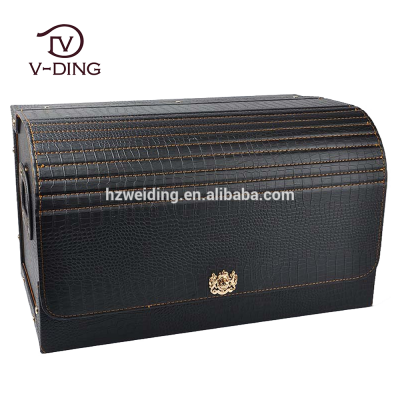 Pu leather car back seat organizer