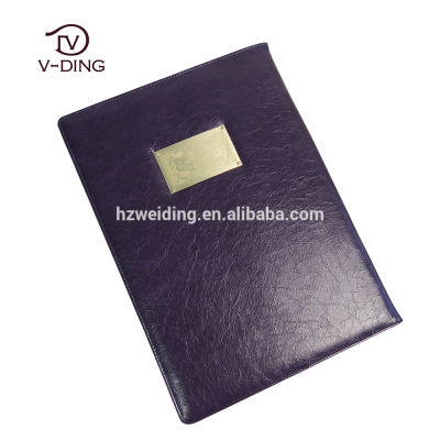 PU leather restsurant menu cover