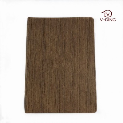 Wood Pu Leather A4/8.5x11 inch Restaurant Elastic Menu Cover with Plastic Holder